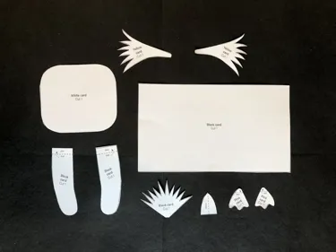 How to Create a Penguin Step 1: Download and print out the attachment. Then cut out the shapes.