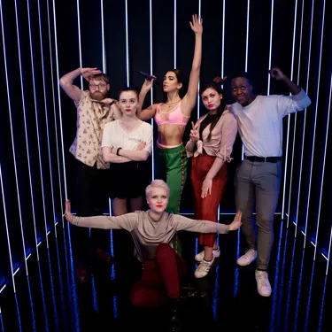 The Dua Lipa Glow Room at Madame Tussauds London