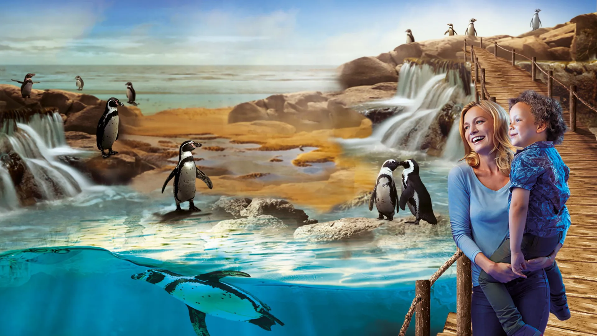Penguins at SEA LIFE Sanctuary Hunstanton